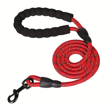 Adjustable Elastic Dog Leash for Hands-Free Jogging - Padded Handle & Reflective Design, Perfect for Training and Walking