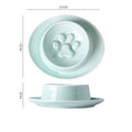Anti-Choking Slow Food Basin Slow Food Bowl Cat Dog Neck Protection Dog Food Basin Pet Rice Basin Cat Bowl Anti-Knock Ceramic