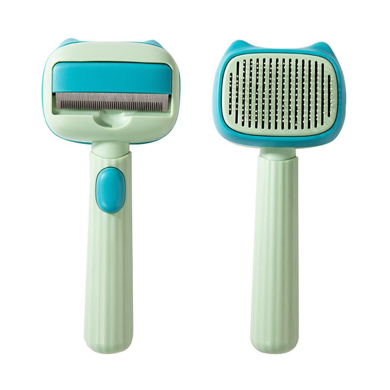 Ultimate Pet Grooming Brush - De-Shedding Tool for Large Dogs & Cats, Reduces Shedding for All Hair Types!
