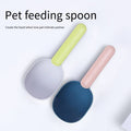 Ergonomic Pet Food Scoop with Clip Handle - Perfect for Cats, Puppies & Small Dogs - 1 Cup Measuring Spoon with Long Handle for Easy Feeding