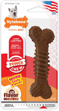 Textured Dental Bone Power Chew Toy for Dogs, Dog Toys for Aggressive Chewers, Flavor Medley Flavor, X-Large - 50+ Lbs, 1 Count