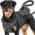 Unleash Adventure with Our Heavy Duty Tactical Dog Harness for Large Dogs! 🐾 No Pull, Adjustable, Reflective & Perfect for Training! 🖤 #K9 #DogLovers #PetGear