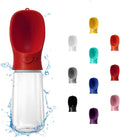 Portable Dog Water Bottle, 12 OZ, Leak Proof Puppy Water Dispenser with Drinking Feeder for Pets Outdoor Walking, Hiking, Travel, Food Grade Plastic