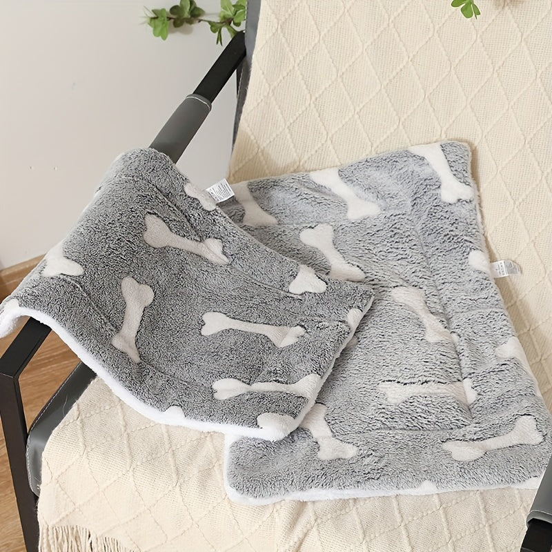 Cozy Self-Warming Pet Bed Mat - Washable, Reversible Fleece for Dogs & Cats
