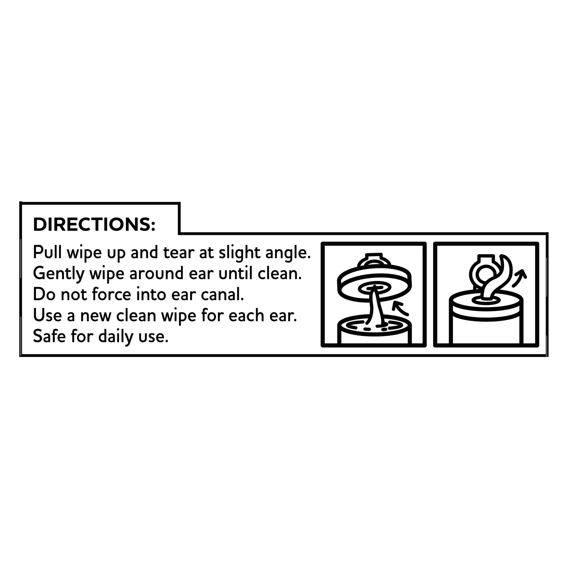 (4 Pack)  Dog Ear Wipes with Aloe, 30 Count. Cleaning Dog Ear Wipes.