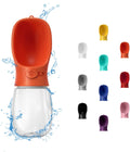 Portable Dog Water Bottle, 12 OZ, Leak Proof Puppy Water Dispenser with Drinking Feeder for Pets Outdoor Walking, Hiking, Travel, Food Grade Plastic