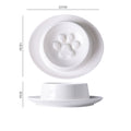 Anti-Choking Slow Food Basin Slow Food Bowl Cat Dog Neck Protection Dog Food Basin Pet Rice Basin Cat Bowl Anti-Knock Ceramic