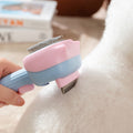 Ultimate Pet Grooming Brush - De-Shedding Tool for Large Dogs & Cats, Reduces Shedding for All Hair Types!