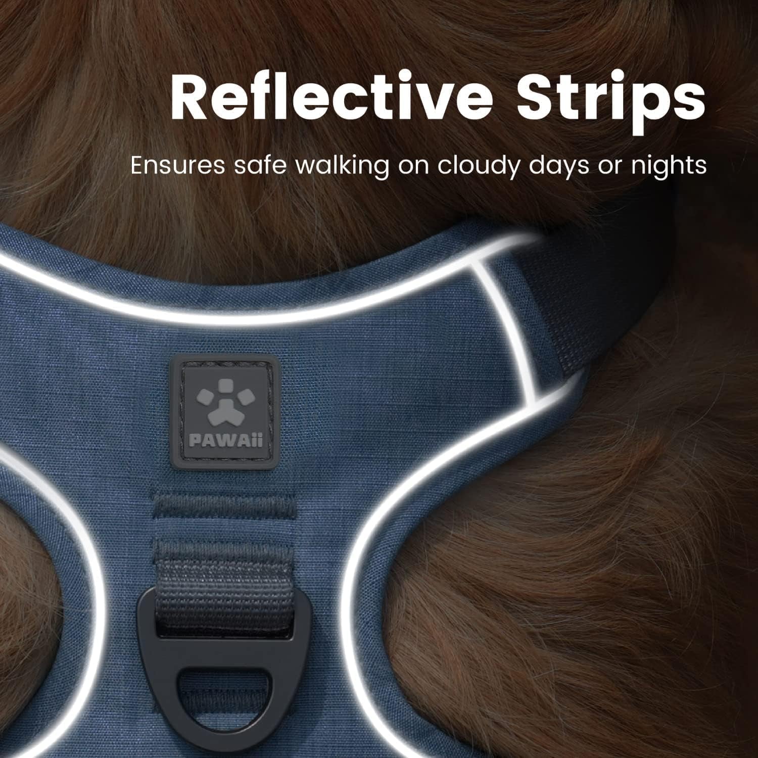 Say goodbye to pulling! 🐾 Check out our No Pull Dog Harness with a comfy, adjustable fit, reflective strips for safety, and a handy control handle. Perfect for your small pup! 🐶✨ #DogLovers #PetSafety