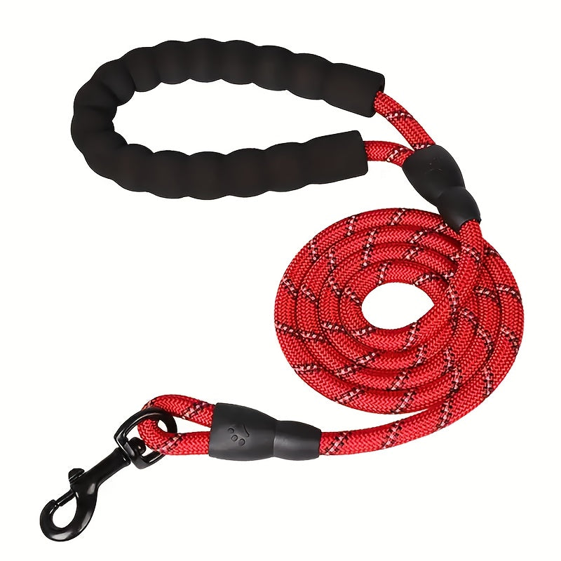 Adjustable Elastic Dog Leash for Hands-Free Jogging - Padded Handle & Reflective Design, Perfect for Training and Walking