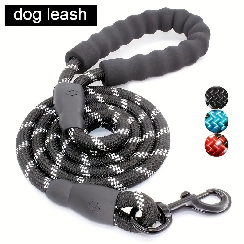 Adjustable Elastic Dog Leash for Hands-Free Jogging - Padded Handle & Reflective Design, Perfect for Training and Walking