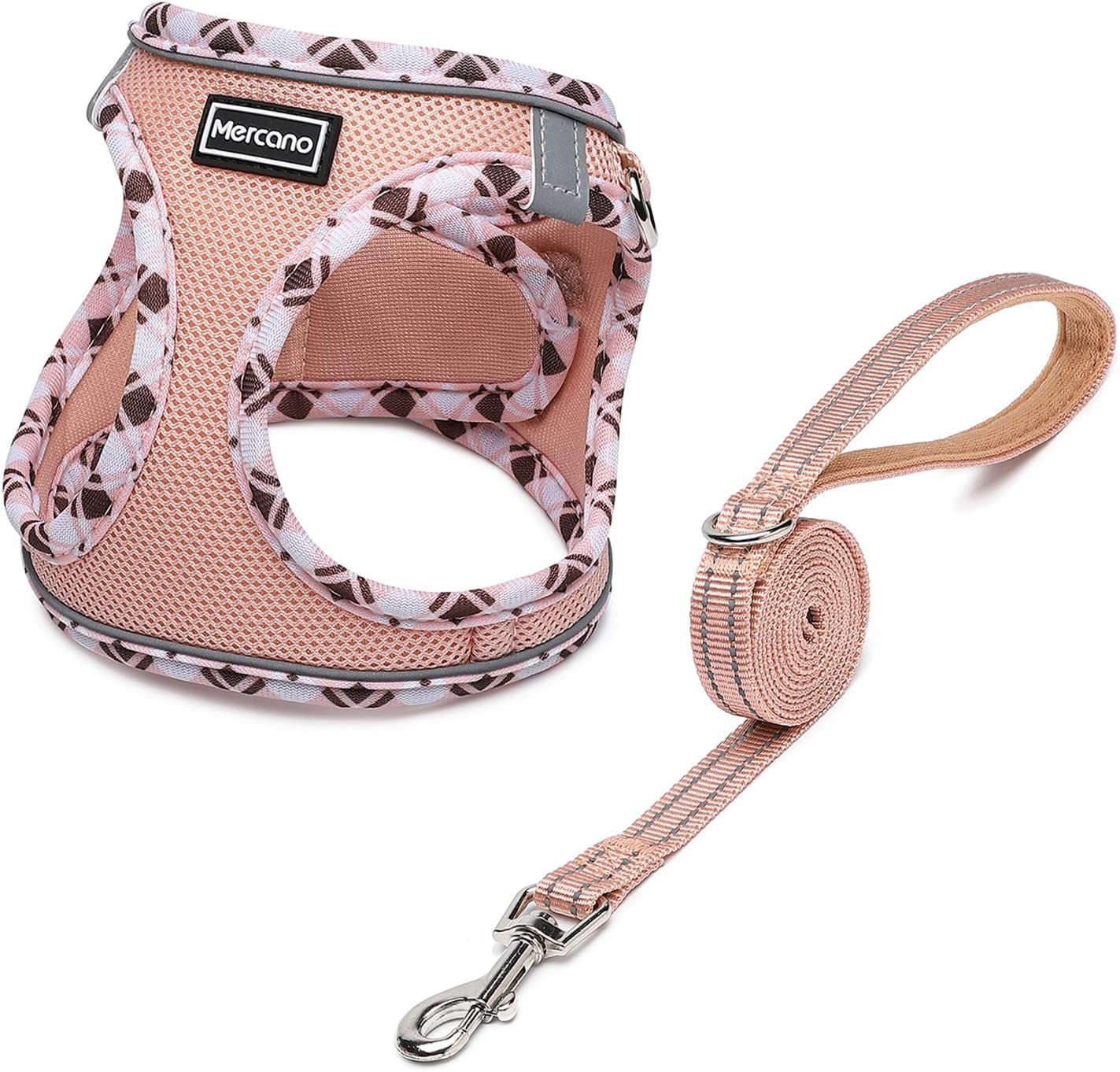 Upgrade your pet's style and comfort with our Soft Mesh Dog Harness & Leash Set! 🐾✨ Perfect for small dogs and cats, this lightweight, breathable vest features a no-chock design and reflective details for safe walks. Available in cute pink! 💖 #PetFashion #DogLovers