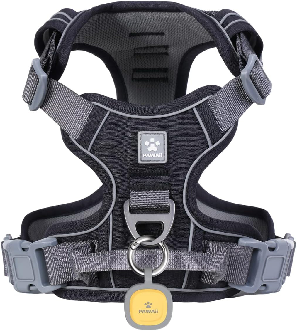 Say goodbye to pulling! 🐾 Check out our No Pull Dog Harness with a comfy, adjustable fit, reflective strips for safety, and a handy control handle. Perfect for your small pup! 🐶✨ #DogLovers #PetSafety