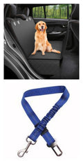 Dog Car Seat Cover View Mesh Pet Carrier Hammock Safety Protector Car Rear Back Seat Mat with Zipper and Pocket for Travel