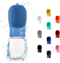 Portable Dog Water Bottle, 12 OZ, Leak Proof Puppy Water Dispenser with Drinking Feeder for Pets Outdoor Walking, Hiking, Travel, Food Grade Plastic
