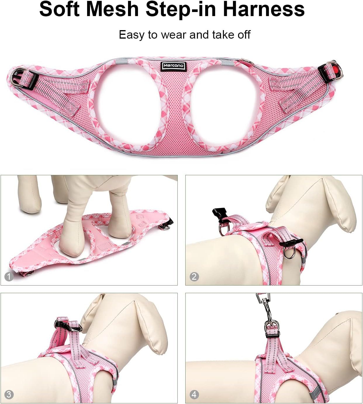 Upgrade your pet's style and comfort with our Soft Mesh Dog Harness & Leash Set! 🐾✨ Perfect for small dogs and cats, this lightweight, breathable vest features a no-chock design and reflective details for safe walks. Available in cute pink! 💖 #PetFashion #DogLovers