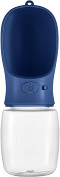 Portable Dog Water Bottle, 12 OZ, Leak Proof Puppy Water Dispenser with Drinking Feeder for Pets Outdoor Walking, Hiking, Travel, Food Grade Plastic