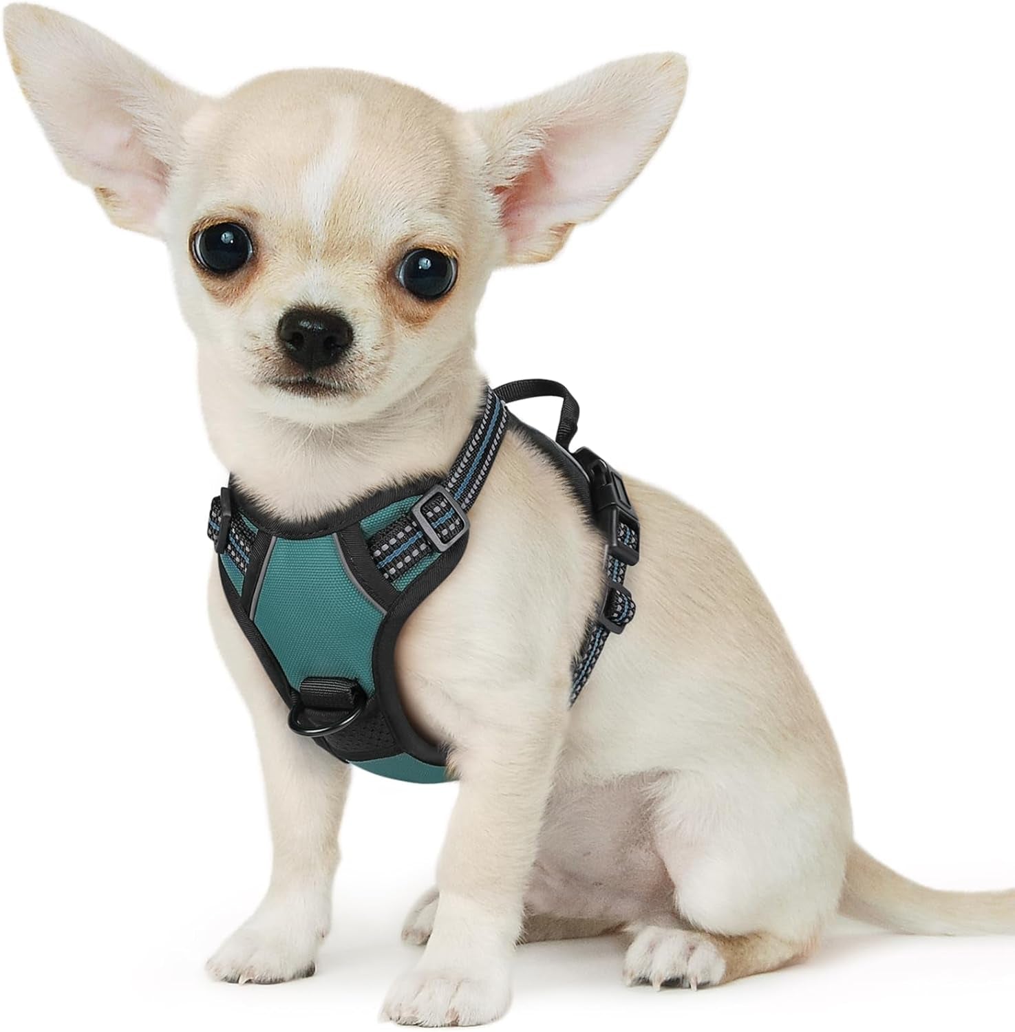 Say goodbye to pulling on walks! 🐾 Check out our comfy, adjustable dog harness for large pups! 🌟 Features reflective strips, a control handle, and no choke design. Perfect for your adventures together! 🐕✨ #DogLovers #PetGear #NoPullHarness