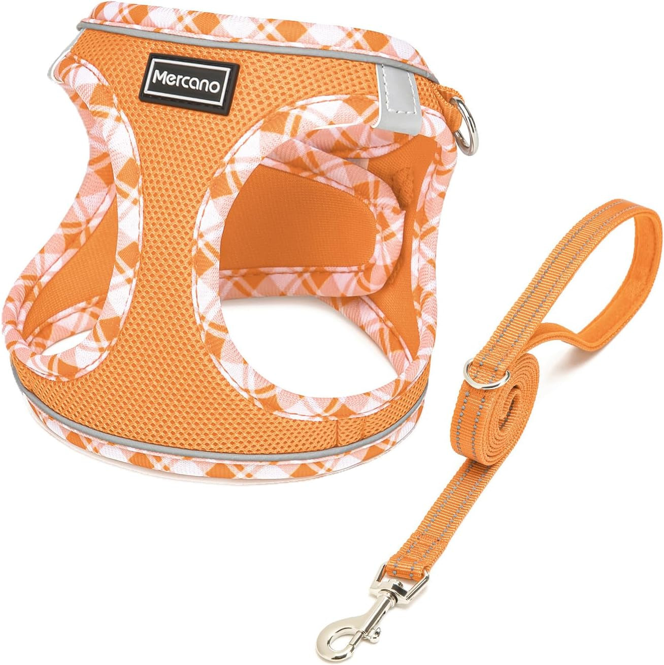 Upgrade your pet's style and comfort with our Soft Mesh Dog Harness & Leash Set! 🐾✨ Perfect for small dogs and cats, this lightweight, breathable vest features a no-chock design and reflective details for safe walks. Available in cute pink! 💖 #PetFashion #DogLovers