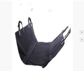 Dog Car Seat Cover View Mesh Pet Carrier Hammock Safety Protector Car Rear Back Seat Mat with Zipper and Pocket for Travel