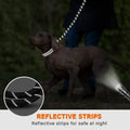 Adjustable Elastic Dog Leash for Hands-Free Jogging - Padded Handle & Reflective Design, Perfect for Training and Walking
