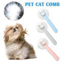 Pet Self Cleaning Cat Brushes, Cat Grooming Brush for Dogs Cats for Long Haired & Short Hair Gently to Remove Loose Undercoat, Mats Tangled