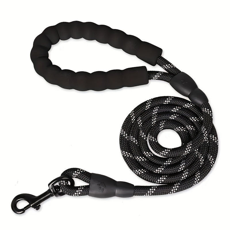 Adjustable Elastic Dog Leash for Hands-Free Jogging - Padded Handle & Reflective Design, Perfect for Training and Walking