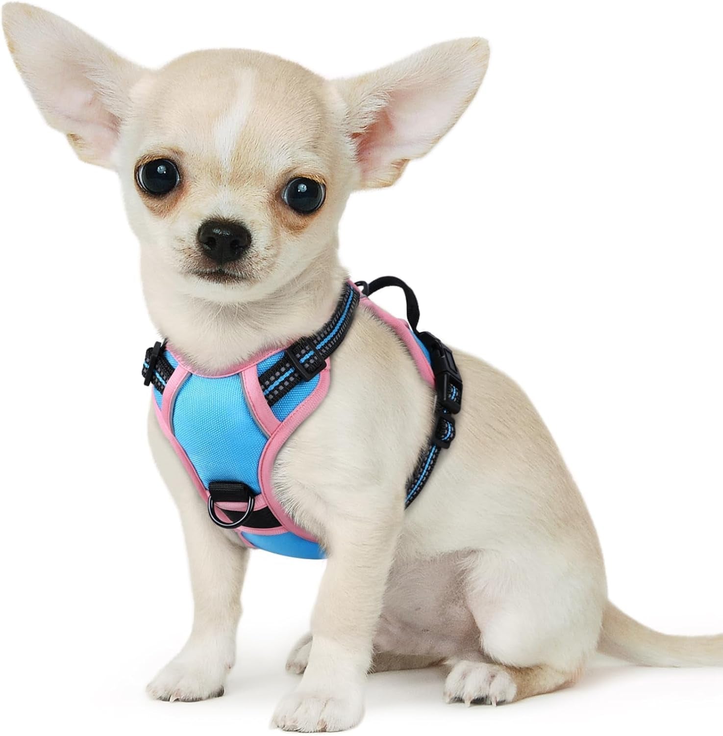 Say goodbye to pulling on walks! 🐾 Check out our comfy, adjustable dog harness for large pups! 🌟 Features reflective strips, a control handle, and no choke design. Perfect for your adventures together! 🐕✨ #DogLovers #PetGear #NoPullHarness