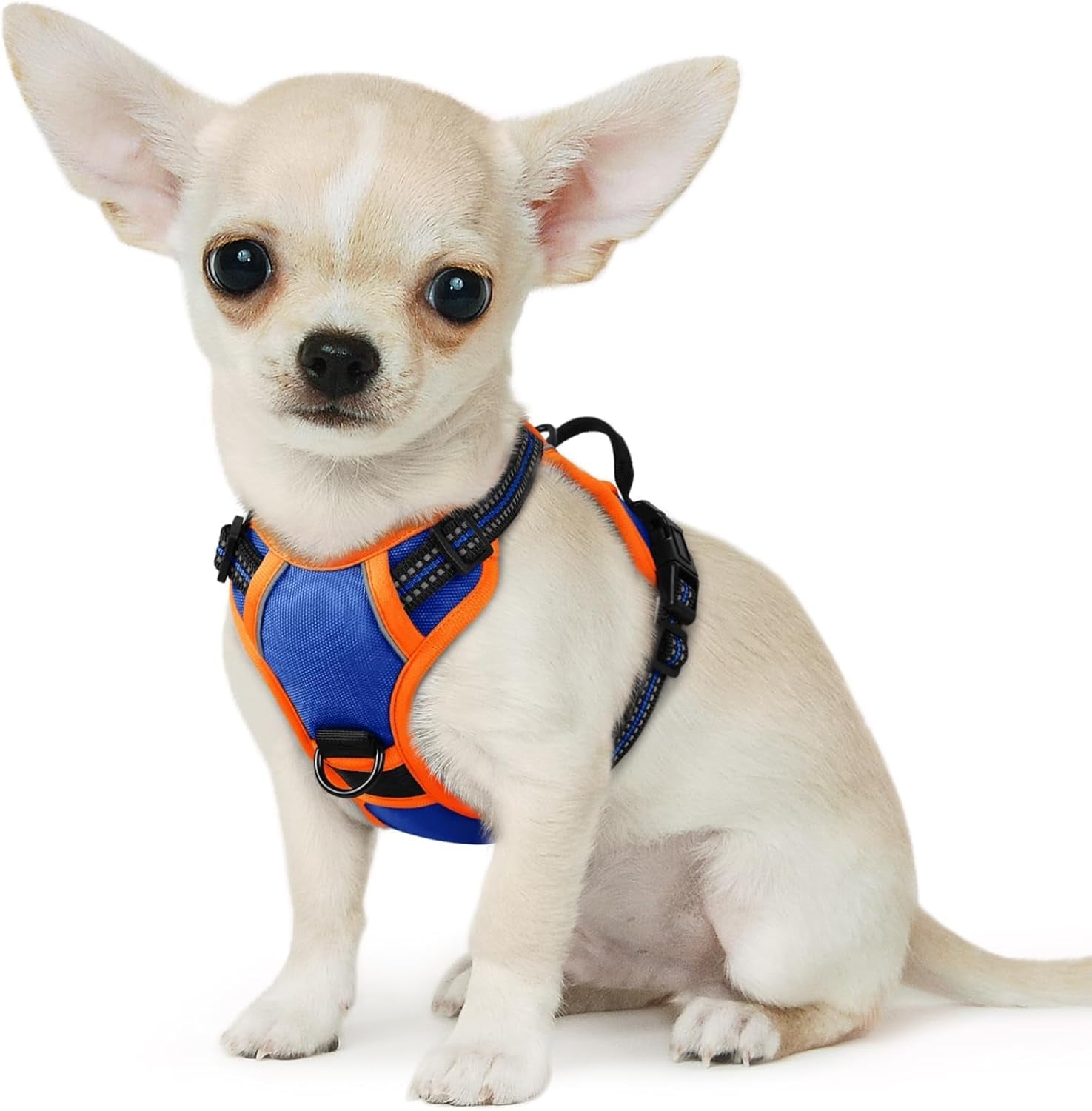 Say goodbye to pulling on walks! 🐾 Check out our comfy, adjustable dog harness for large pups! 🌟 Features reflective strips, a control handle, and no choke design. Perfect for your adventures together! 🐕✨ #DogLovers #PetGear #NoPullHarness