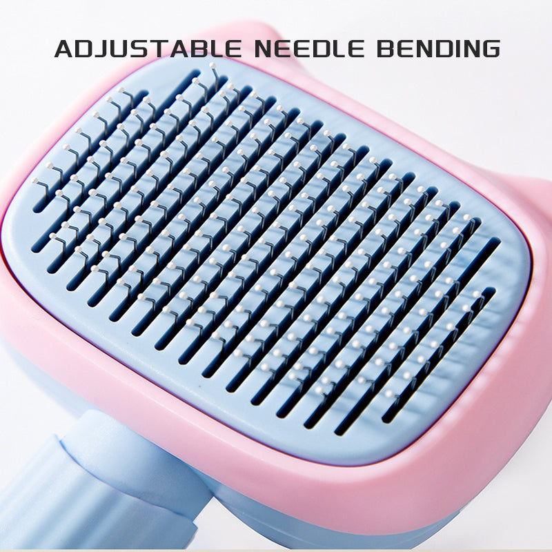 Ultimate Pet Grooming Brush - De-Shedding Tool for Large Dogs & Cats, Reduces Shedding for All Hair Types!