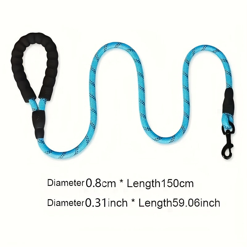 Adjustable Elastic Dog Leash for Hands-Free Jogging - Padded Handle & Reflective Design, Perfect for Training and Walking