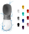 Portable Dog Water Bottle, 12 OZ, Leak Proof Puppy Water Dispenser with Drinking Feeder for Pets Outdoor Walking, Hiking, Travel, Food Grade Plastic