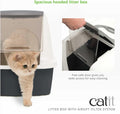 Say goodbye to litter mess! 🐾 Check out the Airsift Jumbo Hooded Litter Pan in Warm Gray/White – perfect for larger cat families! 🐱✨ Easy access for cleaning and ultimate privacy for your furry friends!