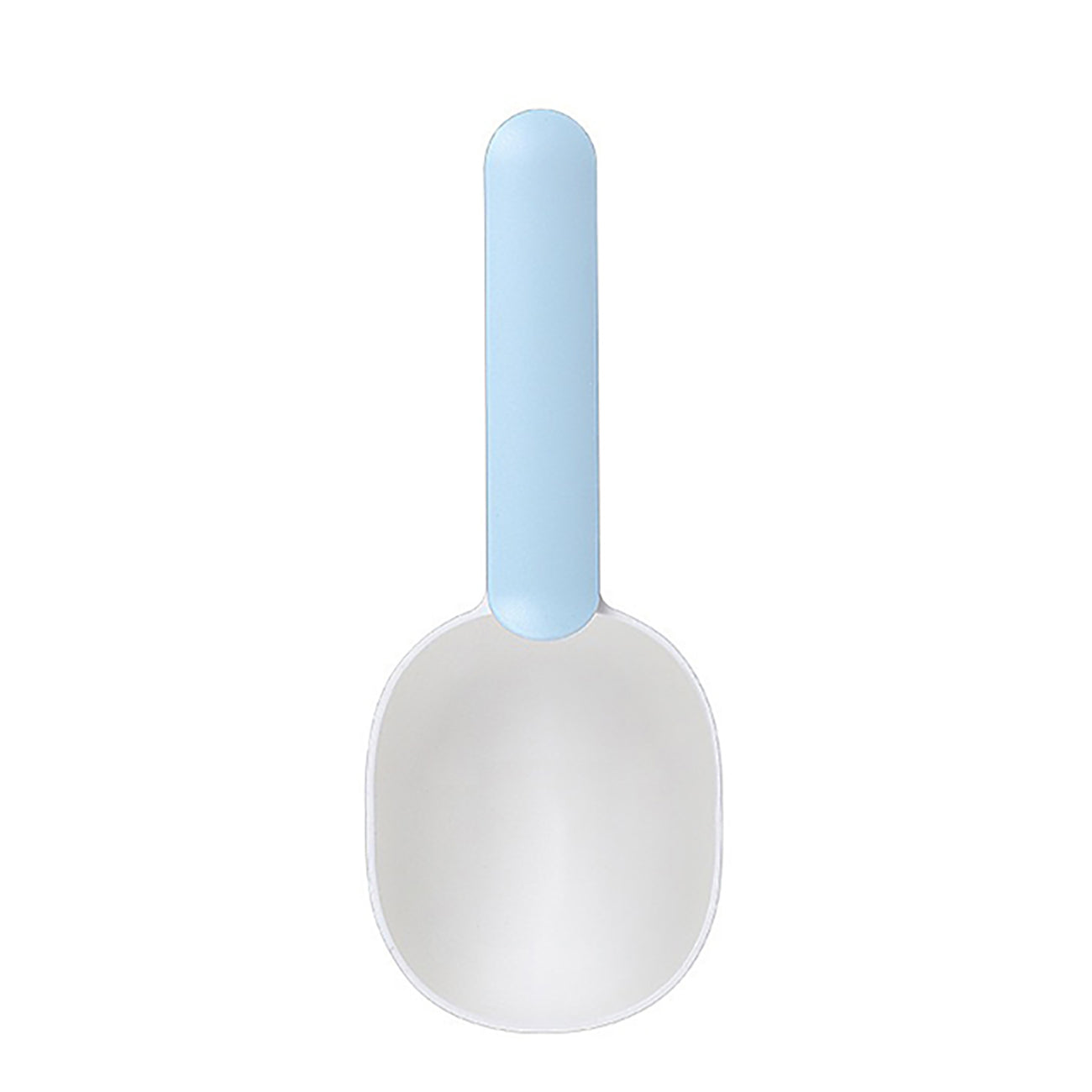 Ergonomic Pet Food Scoop with Clip Handle - Perfect for Cats, Puppies & Small Dogs - 1 Cup Measuring Spoon with Long Handle for Easy Feeding