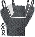 6-In-1 Dog Car Seat Cover for Back Seat, Waterproof Dog Car Hammock with Mesh Window & Side Flap, Pet Backseat Protector for Car, SUV, Truck