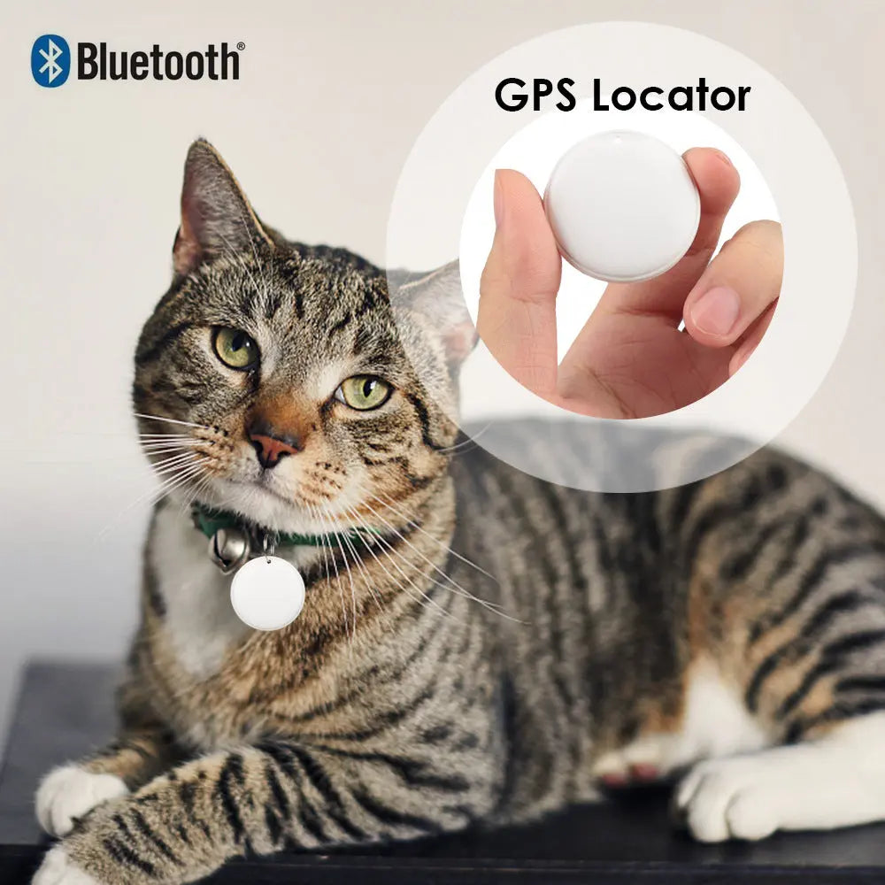 GPS Tracker for Dogs Cat Pet Child Smart Tag Gadgets Keychain for Keys Search Key Finder Mini anti Lost Alarm Gps Locator Pets Products