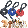 Adjustable Elastic Dog Leash for Hands-Free Jogging - Padded Handle & Reflective Design, Perfect for Training and Walking