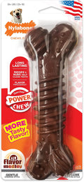 Textured Dental Bone Power Chew Toy for Dogs, Dog Toys for Aggressive Chewers, Flavor Medley Flavor, X-Large - 50+ Lbs, 1 Count