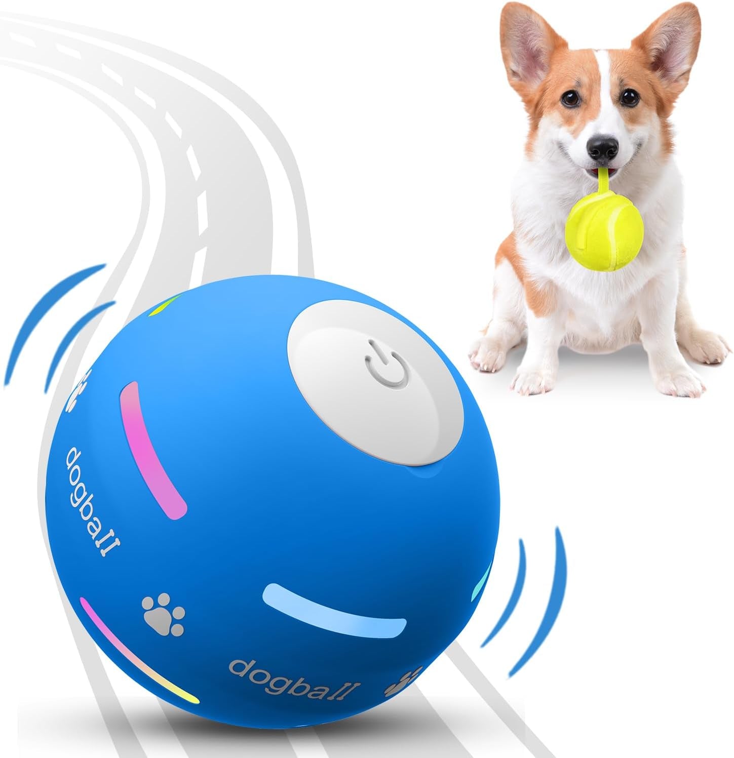 Level Up Playtime! 🐾🎉 Check Out Our New 2025 Interactive Dog Ball - Motion Activated & USB Rechargeable! Perfect for Dogs of All Sizes! 🐶💖