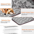 Cozy Pet Heating Pad with Waterproof Warm Blanket and Bite-Resistant Steel Rope Box