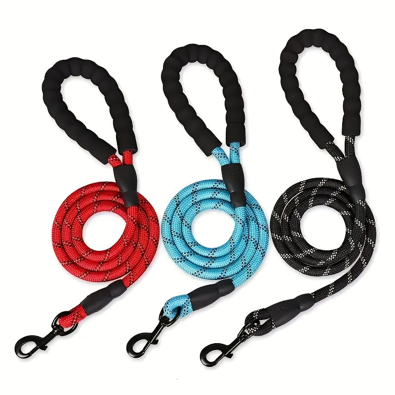 Adjustable Elastic Dog Leash for Hands-Free Jogging - Padded Handle & Reflective Design, Perfect for Training and Walking