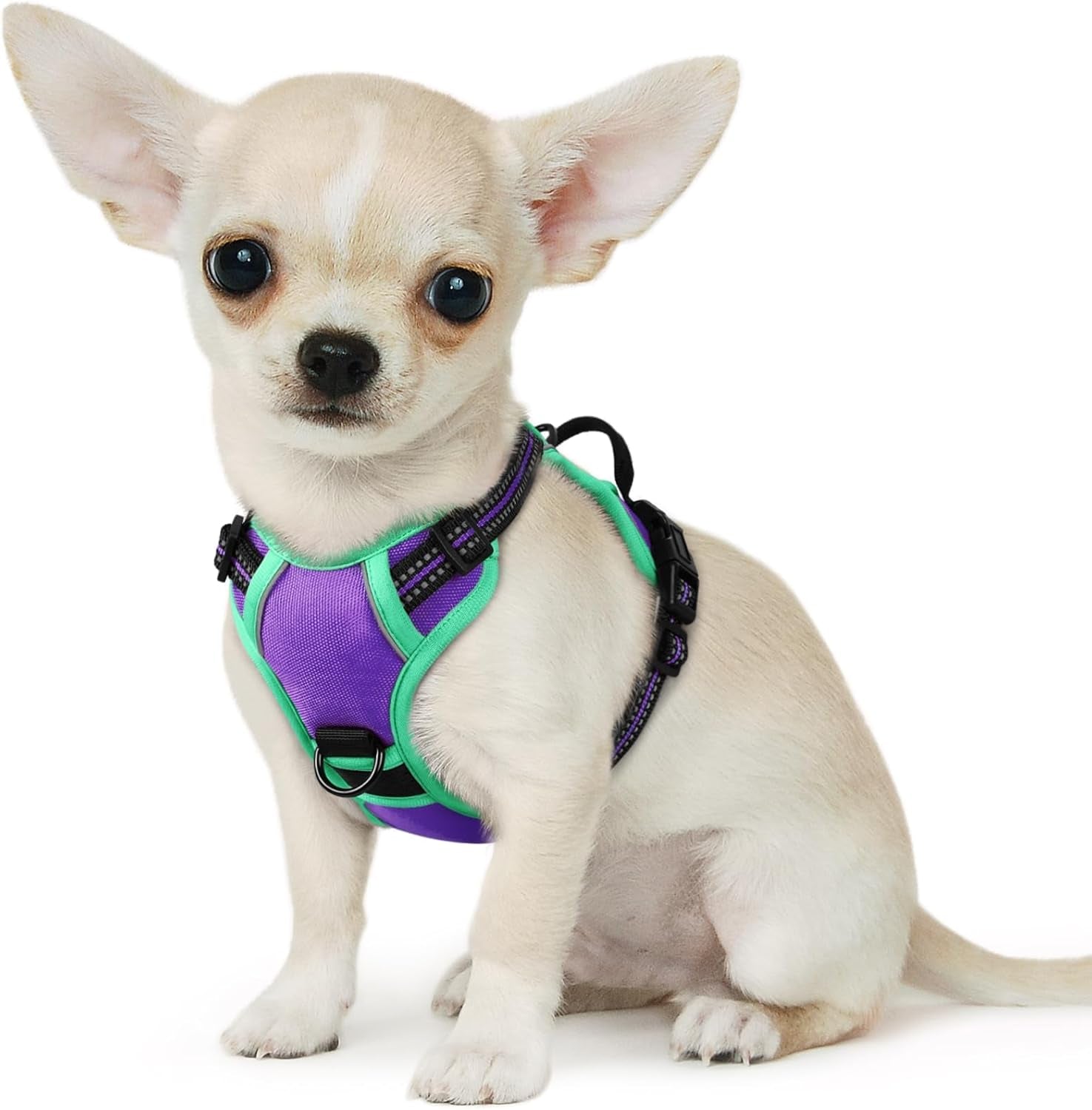 Say goodbye to pulling on walks! 🐾 Check out our comfy, adjustable dog harness for large pups! 🌟 Features reflective strips, a control handle, and no choke design. Perfect for your adventures together! 🐕✨ #DogLovers #PetGear #NoPullHarness