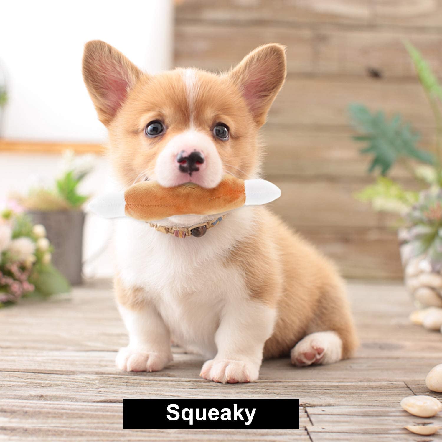 12 Adorable Plush Squeaky Toys for Your Small to Medium Pup – Comes with a Handy Carrying Bag! 🐾🎉