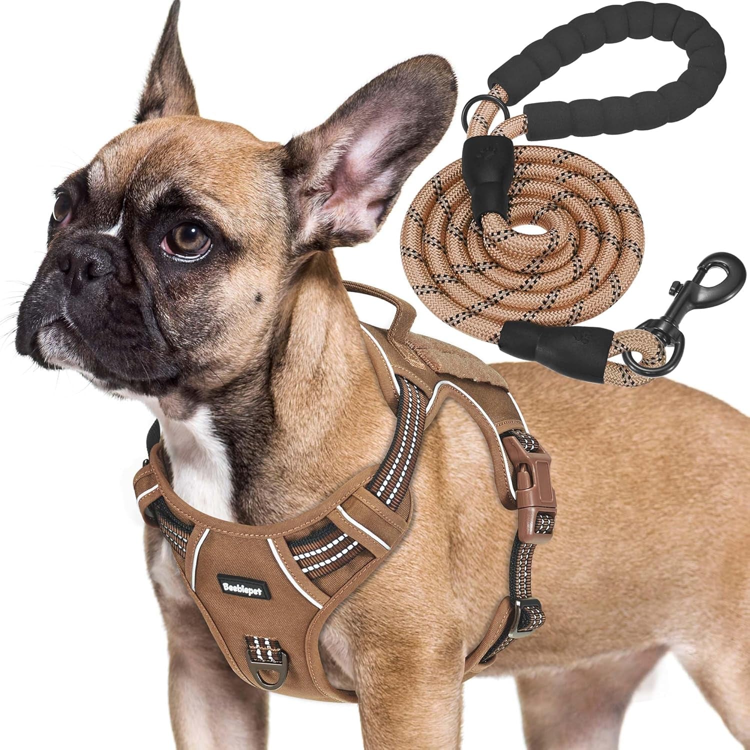 Unleash Adventure with Our Heavy Duty Tactical Dog Harness for Large Dogs! 🐾 No Pull, Adjustable, Reflective & Perfect for Training! 🖤 #K9 #DogLovers #PetGear