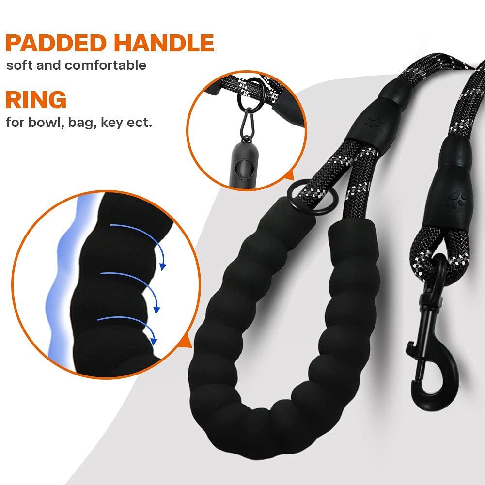 Adjustable Elastic Dog Leash for Hands-Free Jogging - Padded Handle & Reflective Design, Perfect for Training and Walking
