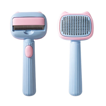 Ultimate Pet Grooming Brush - De-Shedding Tool for Large Dogs & Cats, Reduces Shedding for All Hair Types!