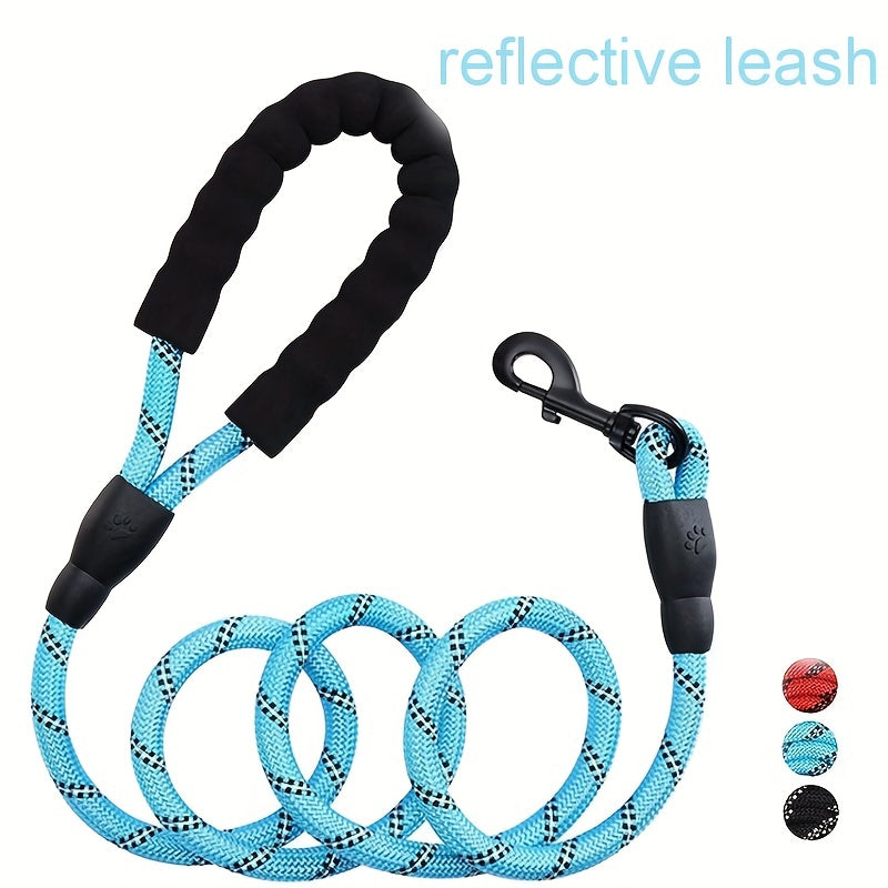 Adjustable Elastic Dog Leash for Hands-Free Jogging - Padded Handle & Reflective Design, Perfect for Training and Walking
