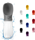 Portable Dog Water Bottle, 12 OZ, Leak Proof Puppy Water Dispenser with Drinking Feeder for Pets Outdoor Walking, Hiking, Travel, Food Grade Plastic