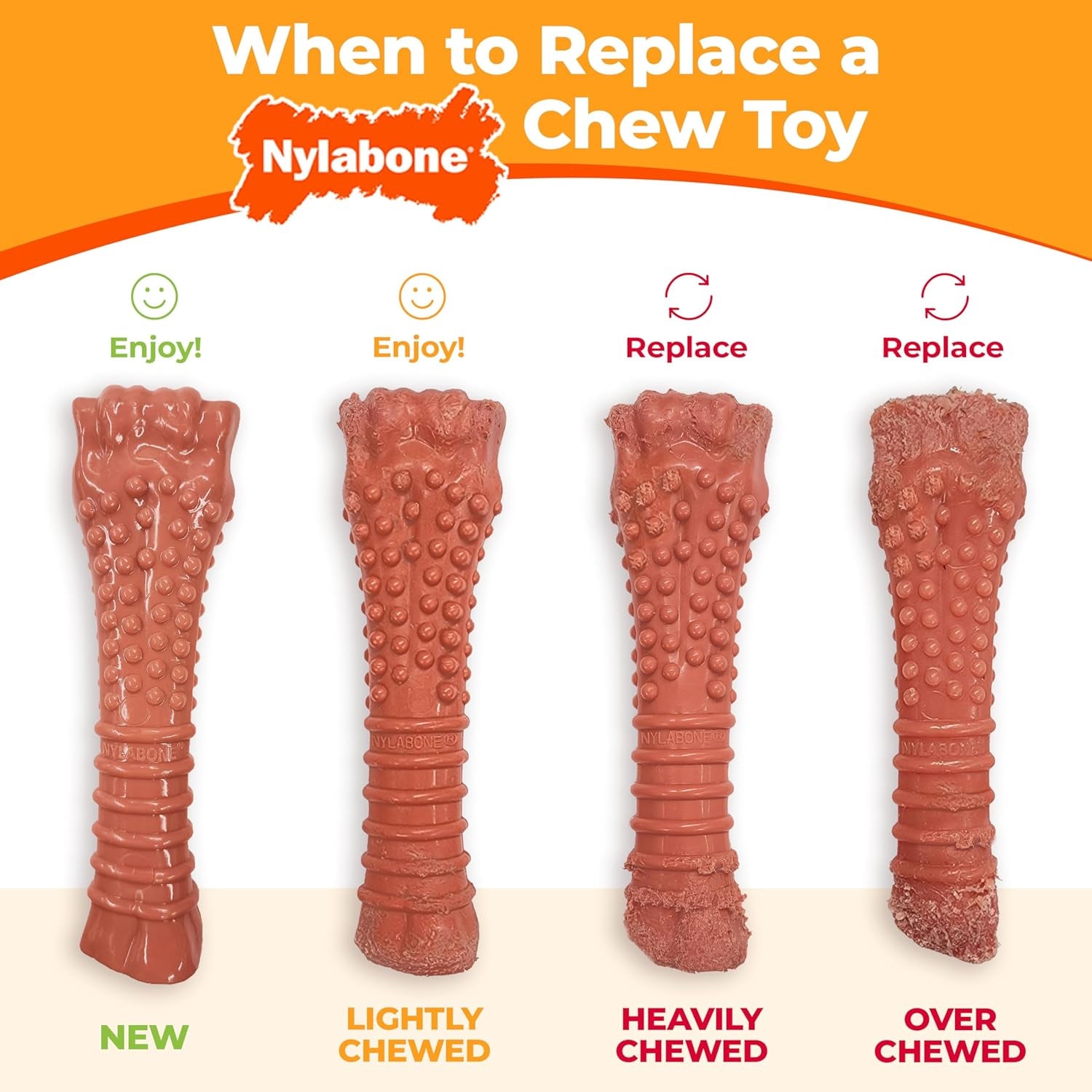 Textured Dental Bone Power Chew Toy for Dogs, Dog Toys for Aggressive Chewers, Flavor Medley Flavor, X-Large - 50+ Lbs, 1 Count