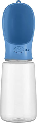 Portable Dog Water Bottle, 12 OZ, Leak Proof Puppy Water Dispenser with Drinking Feeder for Pets Outdoor Walking, Hiking, Travel, Food Grade Plastic